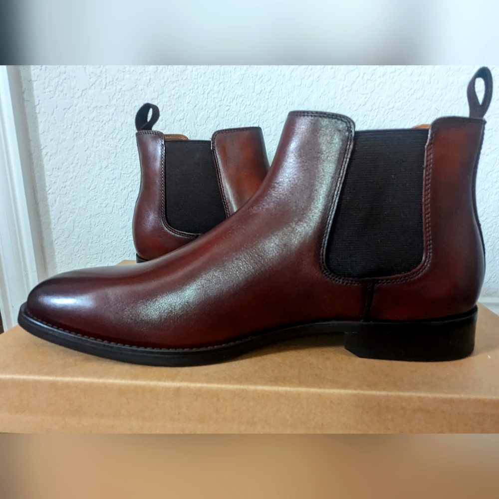 Brown Leather Steven Madden Boots